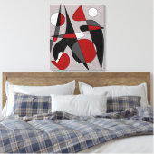 Abstrakt Nr. 106 Leinwanddruck (Insitu (Schlafzimmer))