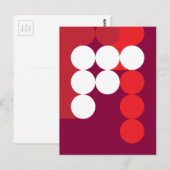 Abstrakt Nr. 15 Postkarte (Vorne/Hinten)