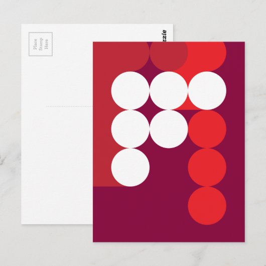 Abstrakt Nr. 15 Postkarte (Vorne/Hinten)