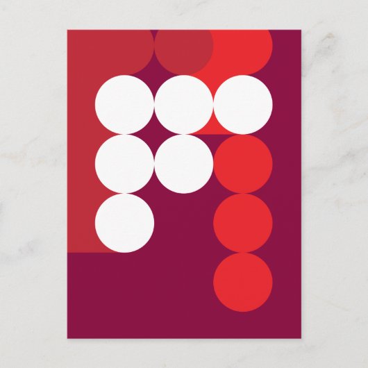 Abstrakt Nr. 15 Postkarte (Vorderseite)