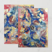 Abstrakt Nr. 1 Postkarte (Vorne/Hinten)