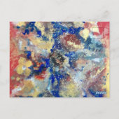 Abstrakt Nr. 1 Postkarte (Rückseite)