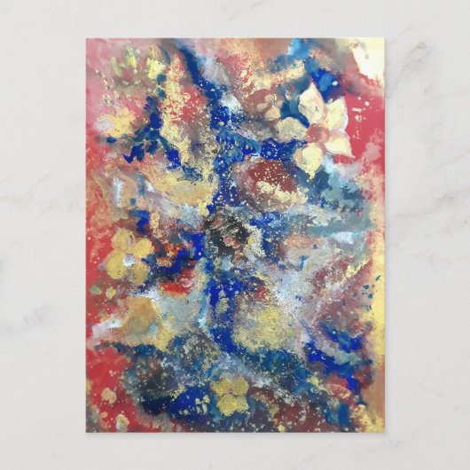 Abstrakt Nr. 1 Postkarte (Vorderseite)