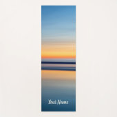 Abstrakt Ocean Beach Sunset Yogamatte (Vorderseite)