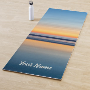 Abstrakt Ocean Beach Sunset Yogamatte