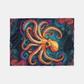 ABSTRAKT OCTOPUS BLANKET FLEECEDECKE (Vorderseite (Horizontal))