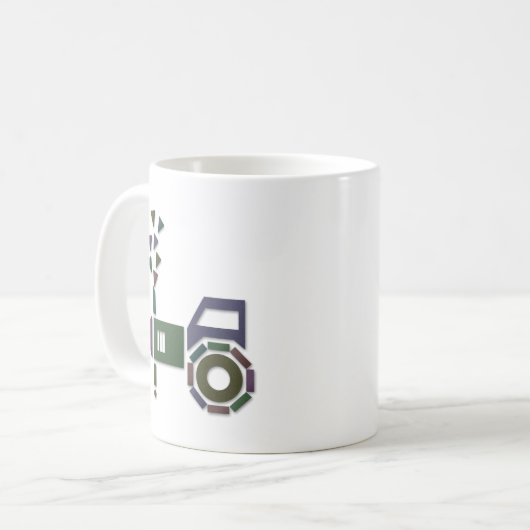 Abstrakt oder - kaffeetasse (Vorderseite Links)