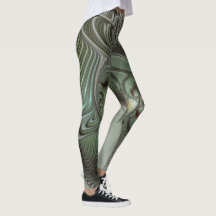 Abstrakt Olive Green Gray Fraktal Kunstwerke der E