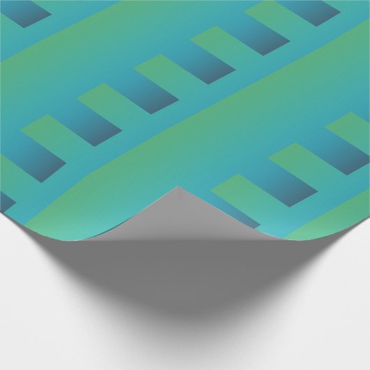 Abstrakt Ombre Geschenkpapier (Ecke)