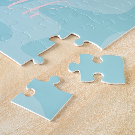 Abstrakt Ombre Holographische Ananas Puzzle (Seite)