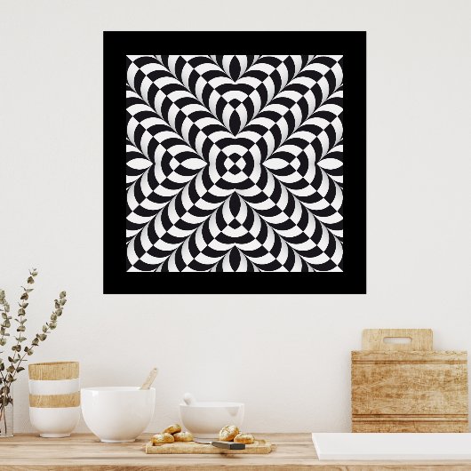 Abstrakt op Art Poster (Küche)