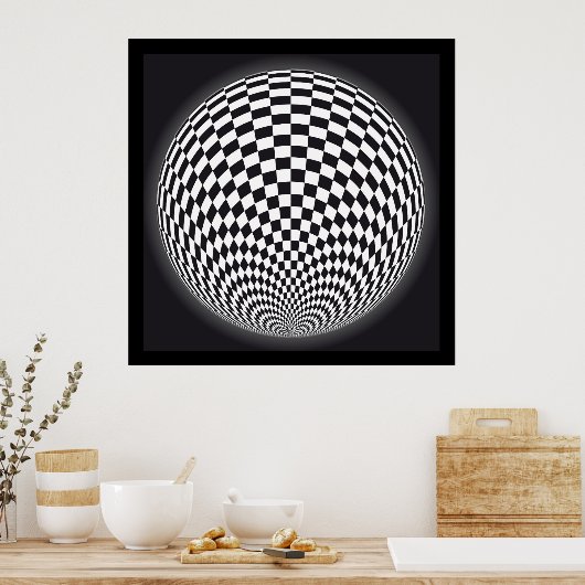 Abstrakt op Art Poster (Küche)