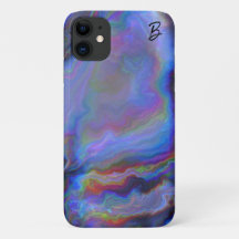Abstrakt Opal Agate Personalisiert Phone Case
