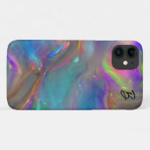 Abstrakt Opal Personalisiert Phone Case (Rückseite (Horizontal))