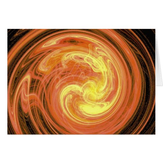 Abstrakt Orange (Vorderseite (Horizontal))