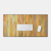 Abstrakt orange Gelb Schreibtischunterlage (Tastatur & Maus)