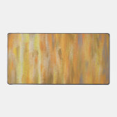 Abstrakt orange Gelb Schreibtischunterlage (Vorderseite)