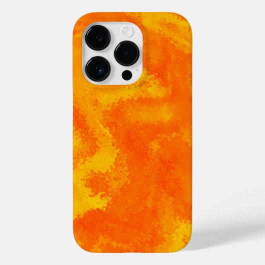 Abstrakt-orange-gelbe Diffusion Case-Mate iPhone Hülle (Rückseite)