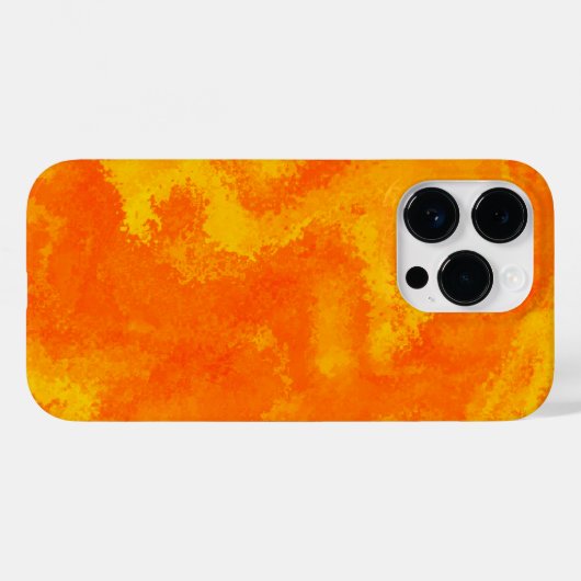Abstrakt-orange-gelbe Diffusion Case-Mate iPhone Hülle (Rückseite (Horizontal))