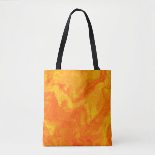 Abstrakt-orange-gelbe Diffusion Tasche