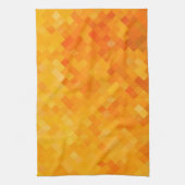 Abstrakt orange geschirrtuch (Vertikal)