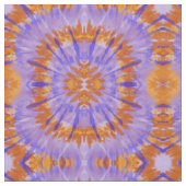 Abstrakt orange und blau stoff (Nahaufnahme)
