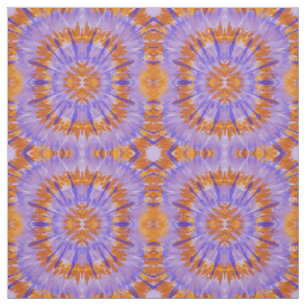 Abstrakt orange und blau stoff