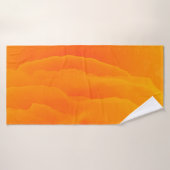 Abstrakt orangefarbener Hintergrund Badehandtuch (Badehandtuch)