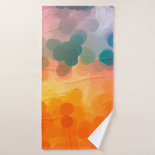 Abstrakt orangefarbener Hintergrund. Illustratio Badehandtuch (Badehandtuch)