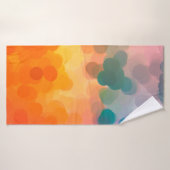 Abstrakt orangefarbener Hintergrund. Illustratio Badehandtuch (Badehandtuch)