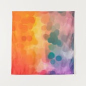 Abstrakt orangefarbener Hintergrund. Illustration Wandteppich (Vorderseite (Horizontal))