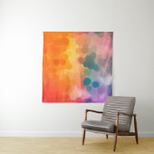 Abstrakt orangefarbener Hintergrund. Illustration Wandteppich (Beispiel (Horizontal))