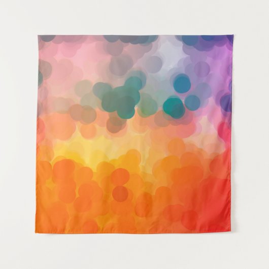 Abstrakt orangefarbener Hintergrund. Illustration Wandteppich (Vorderseite)