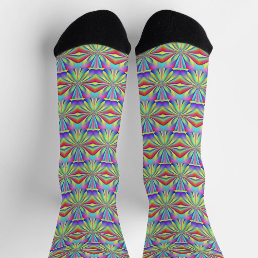Abstrakt Orchid Socken (Oben)