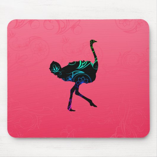 Abstrakt Ostrich Mousepad (Vorne)