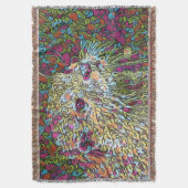 Abstrakt Otter Decke (Vorderseite Vertikal)