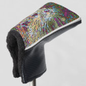 Abstrakt Otter Golf Headcover (3/4 Vorderseite)
