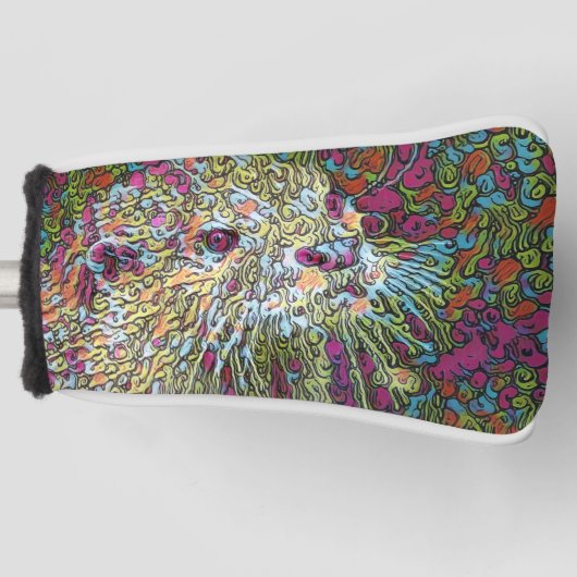 Abstrakt Otter Golf Headcover (Vorderseite)