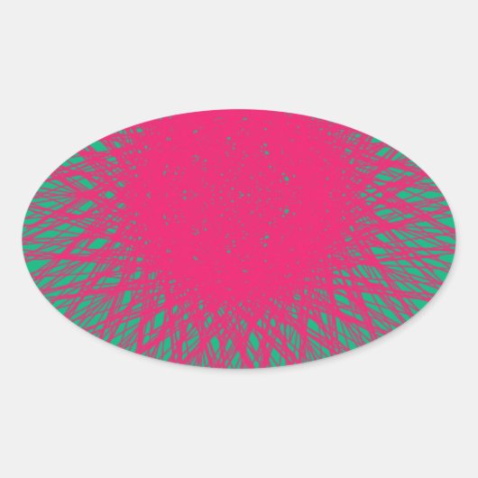 abstrakt ovaler aufkleber (Vorderseite)