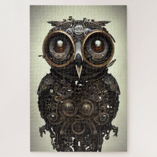 Abstrakt Owl Jigsaw Puzzle (Vertikal)
