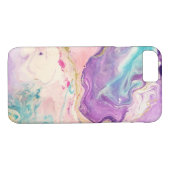 Abstrakt Paint Marbling Case-Mate iPhone Hülle (Rückseite (Horizontal))
