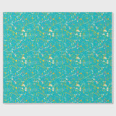 Abstrakt Paint Splash Geschenkpapier (Flach)