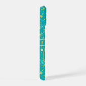 Abstrakt Paint Splash iPhone 15 Hülle (Rechte Seite)