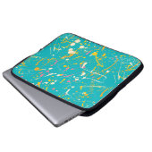 Abstrakt Paint Splash Laptopschutzhülle (Vorne Knopf)
