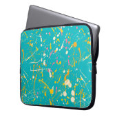 Abstrakt Paint Splash Laptopschutzhülle (Vorderseite Links)