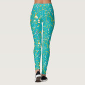 Abstrakt Paint Splash Leggings (Rückseite)