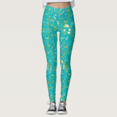 Abstrakt Paint Splash Leggings (Vorderseite)
