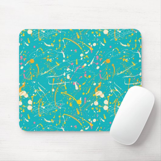 Abstrakt Paint Splash Mousepad (Mit Mouse)