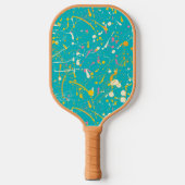 Abstrakt Paint Splash Pickleball Schläger (Vorderseite)