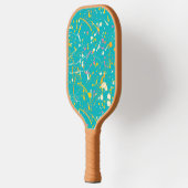 Abstrakt Paint Splash Pickleball Schläger (Links)
